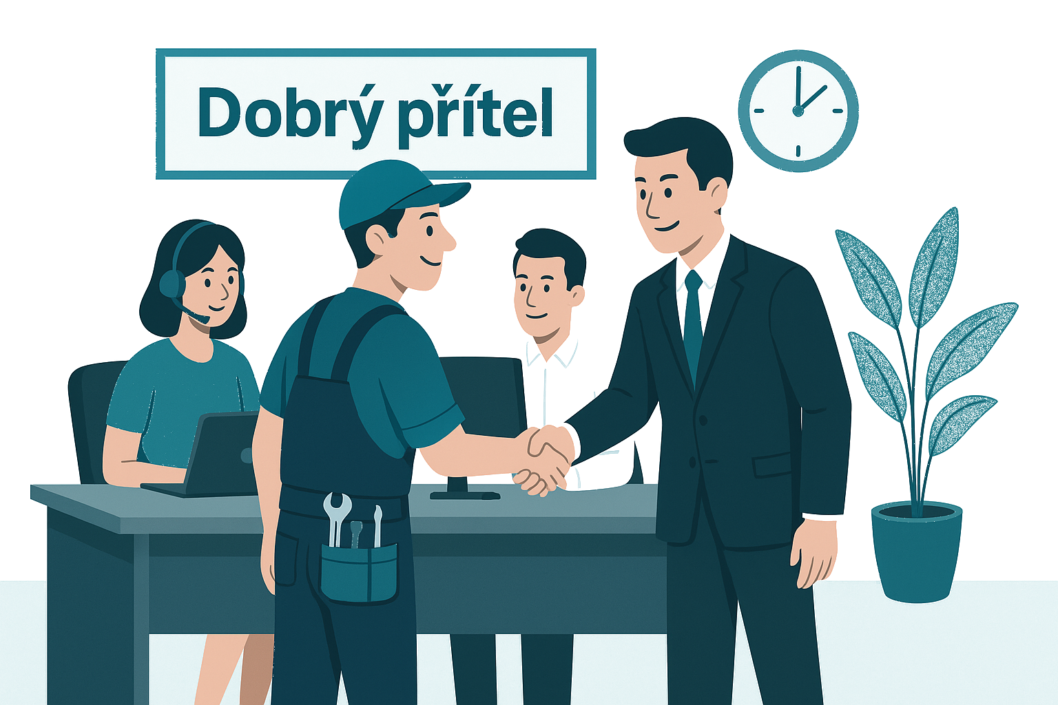 Spokojený podnikatel